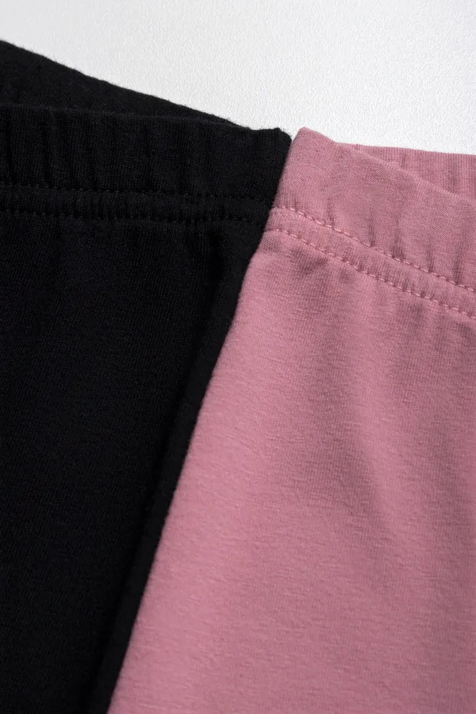 2 Pack Leggings Pink