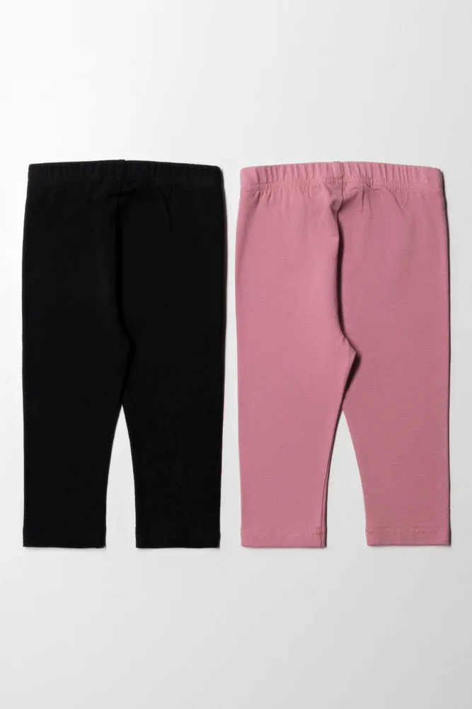 2 Pack Leggings Pink