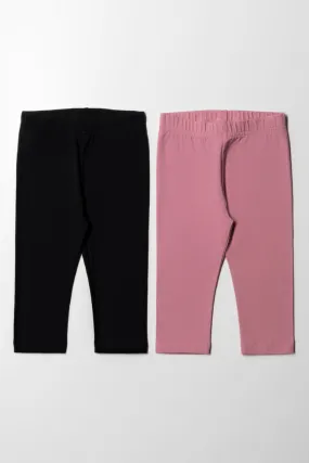 2 Pack Leggings Pink