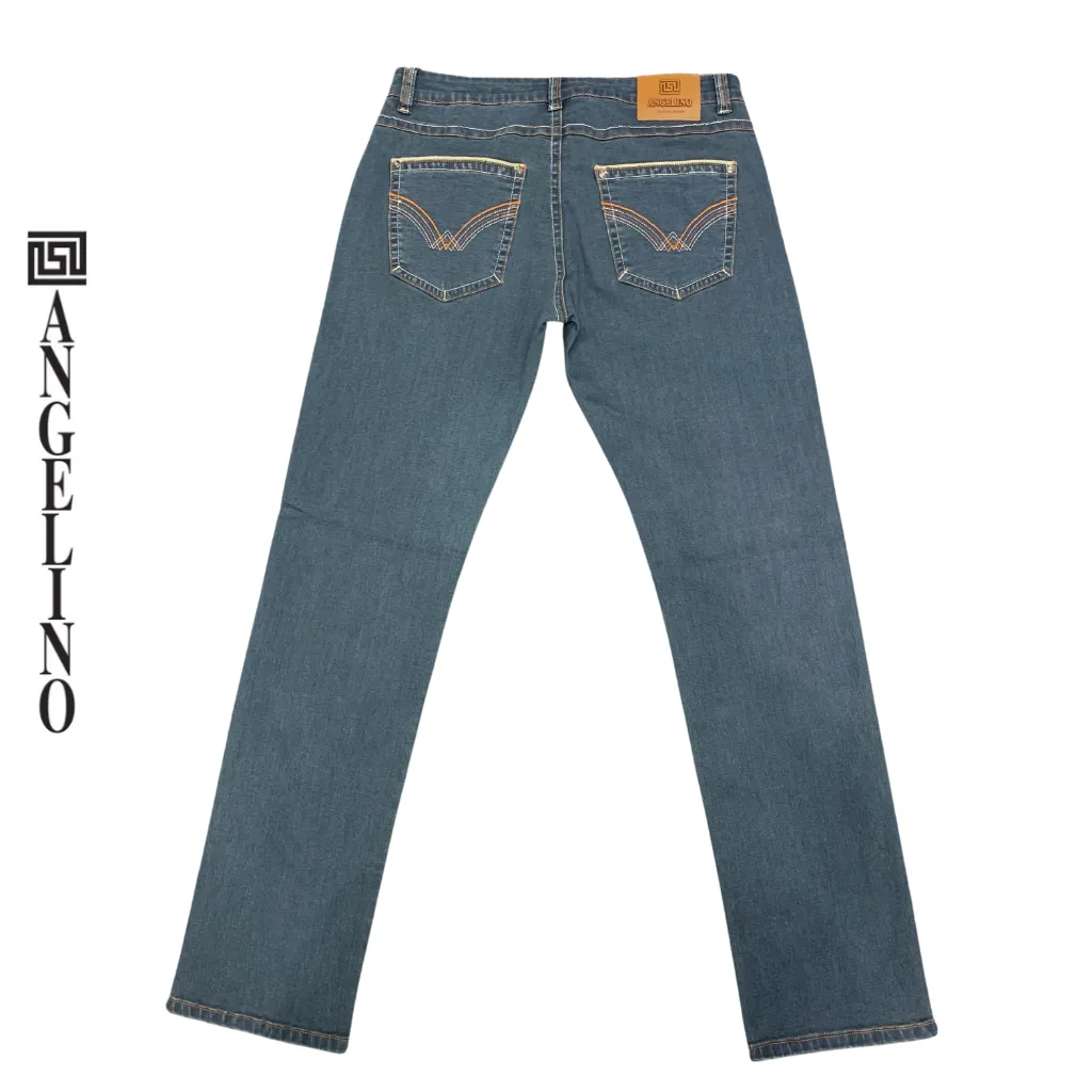 Angelino - Classic Fit - Dirty Indigo Jeans -Style D18