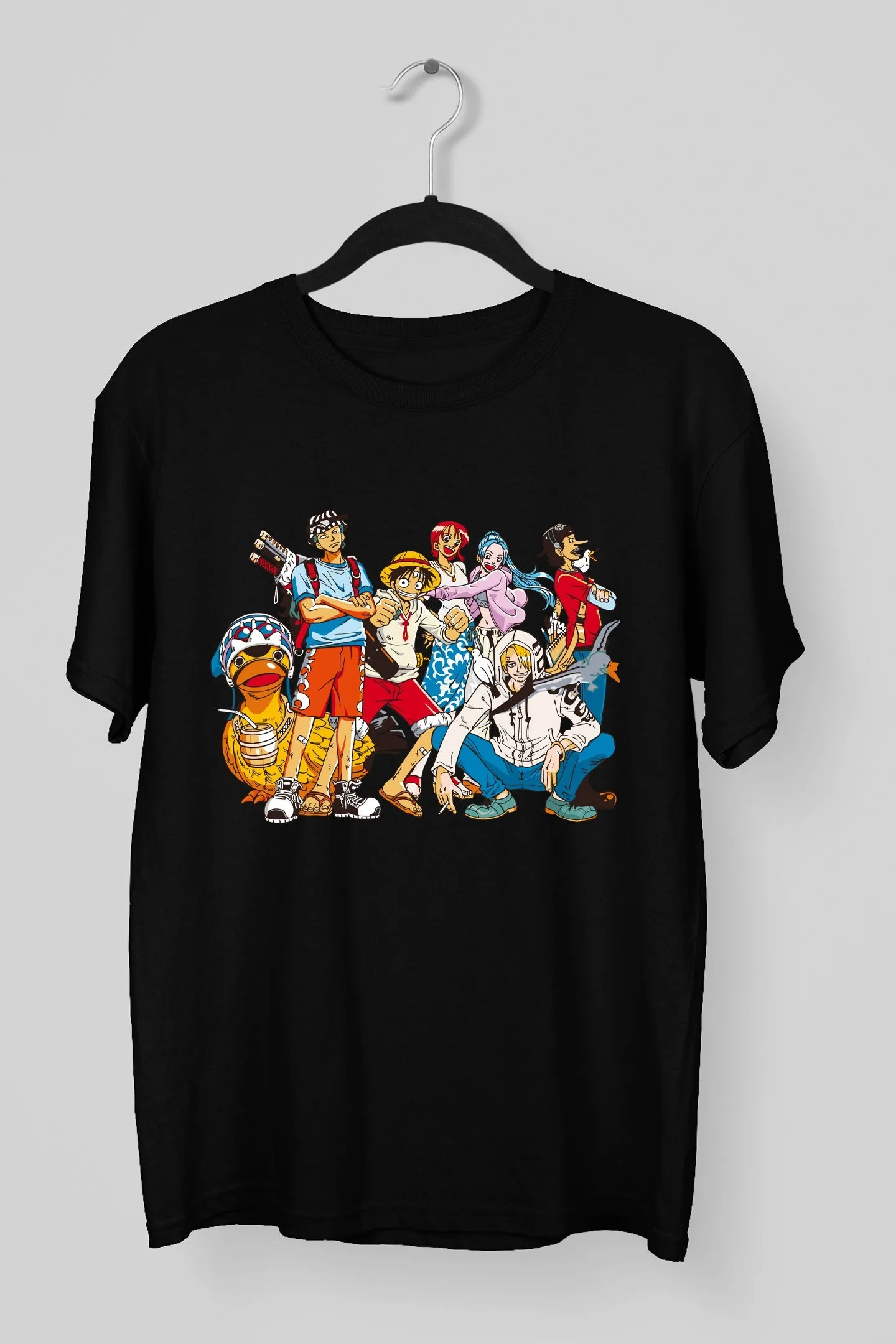 Anime World Black Tee