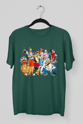 Anime World Green Tee