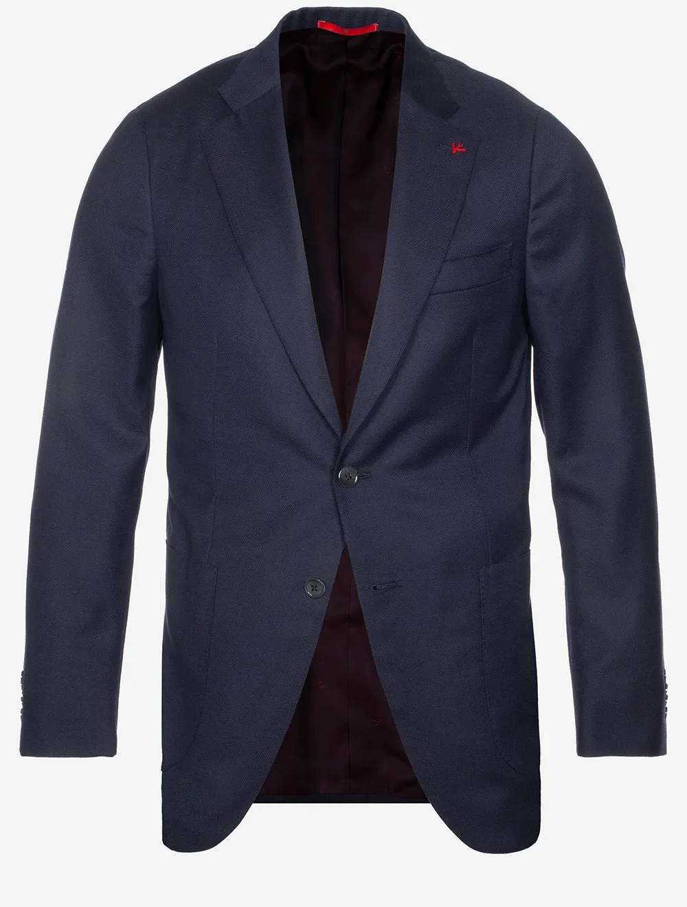 Birdseye Sports Jacket Navy