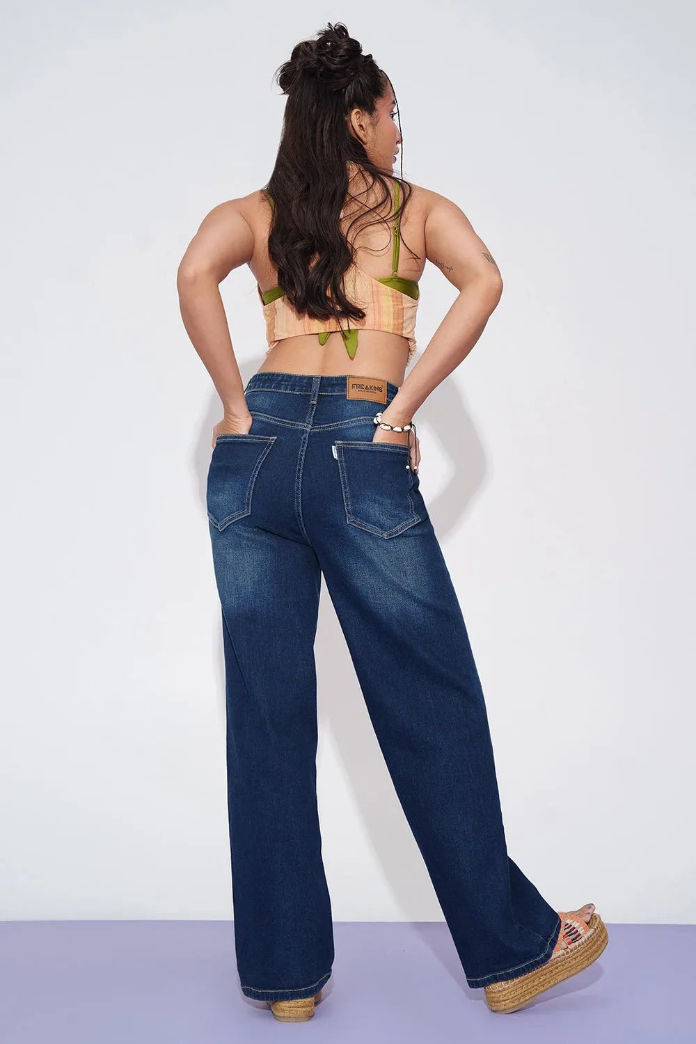 Blue Astral Straight Fit Jeans