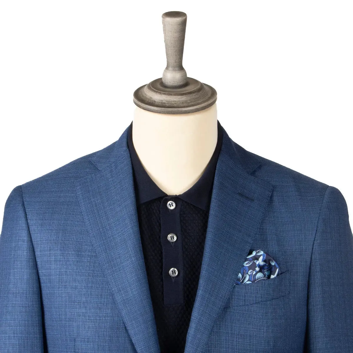 Blue Super 130’s Wool Jacket