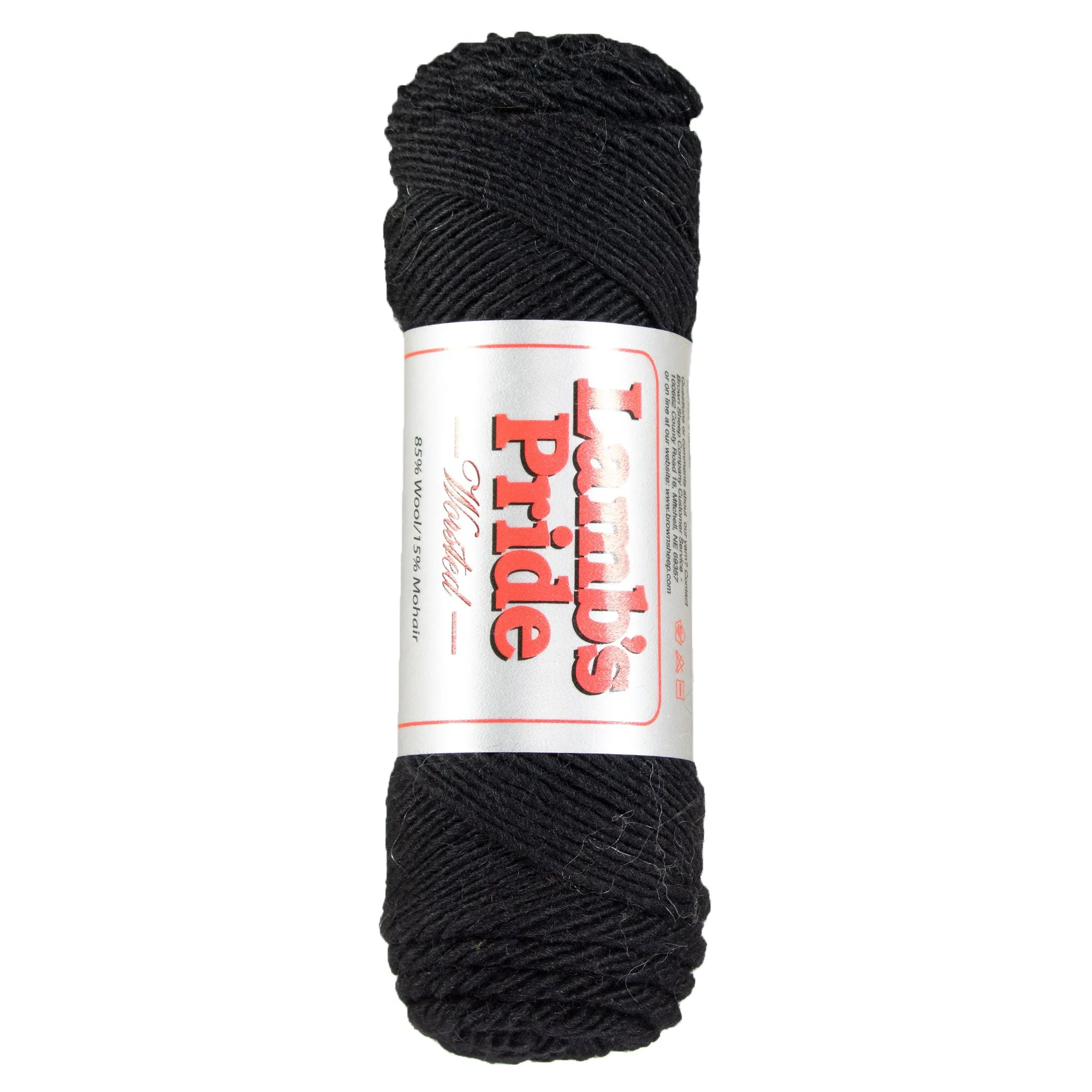 Brown Sheep Lamb's Pride Worsted Yarn - M005 Onyx