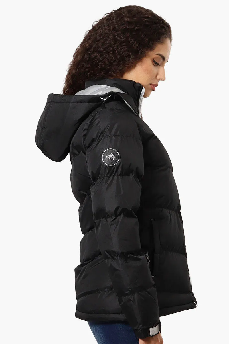 Canada Weather Gear Solid Bubble Bomber Jacket - Black