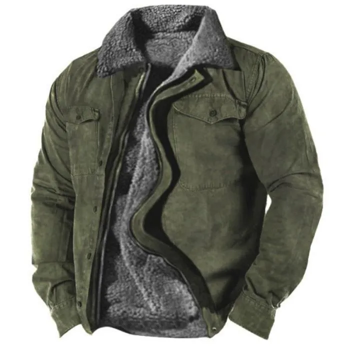 Casual Loose Fit Warm Men's Jacket