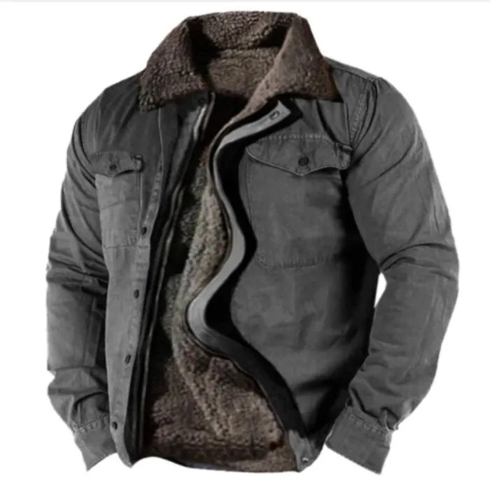 Casual Loose Fit Warm Men's Jacket