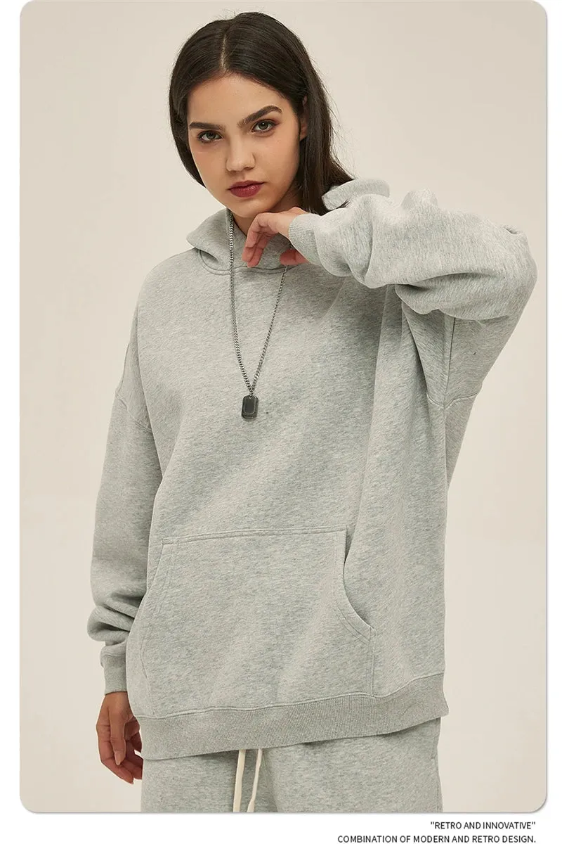 Comfy Thick Winter Fleece Oversized  Hoodie sleepover comfy hoodie ( Unisex )