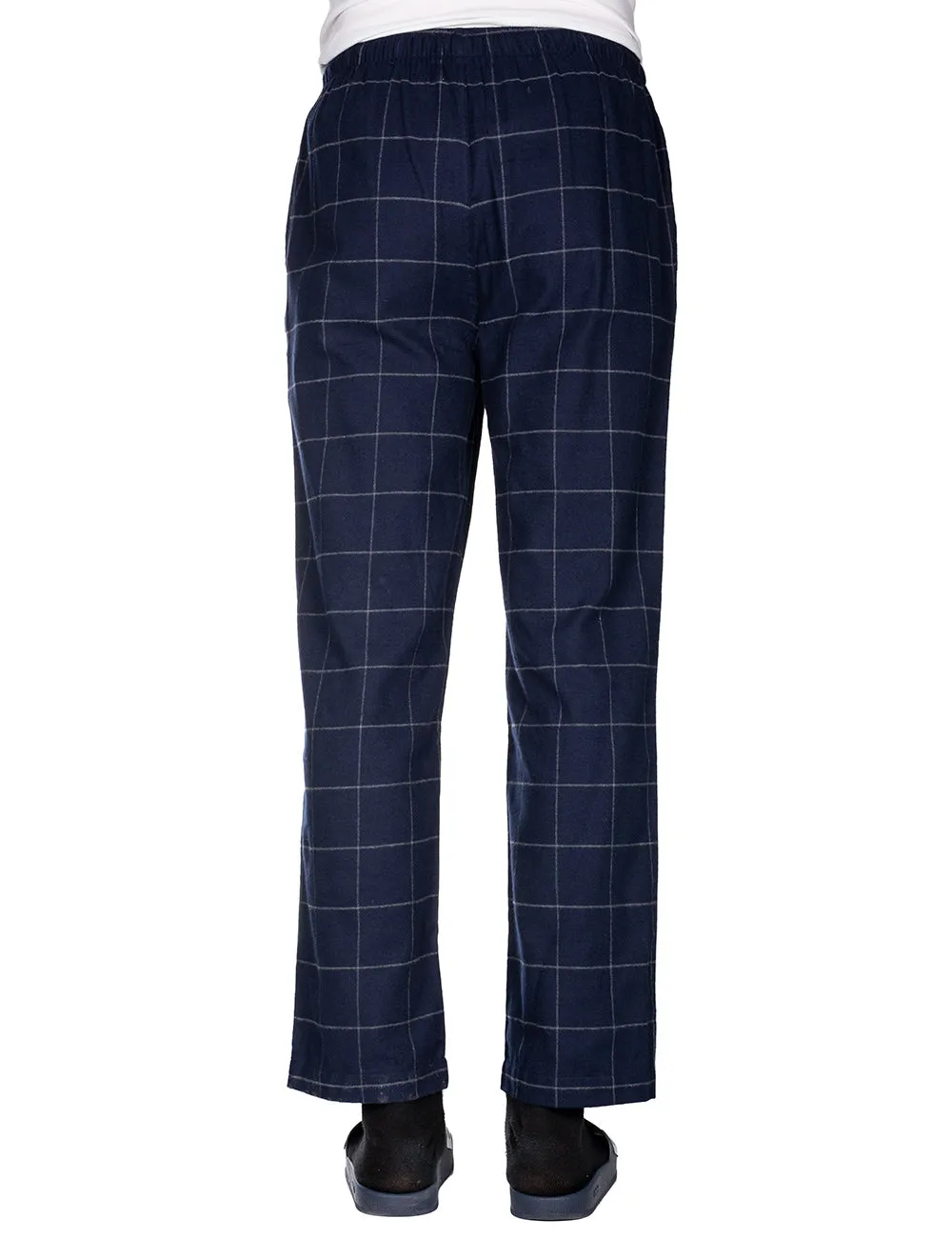 Cotton Flannel Pyjama Trouser Cruise Navy