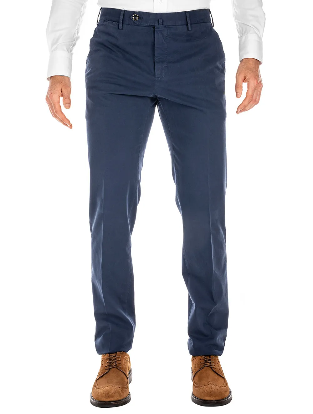 Cotton Trousers Blue