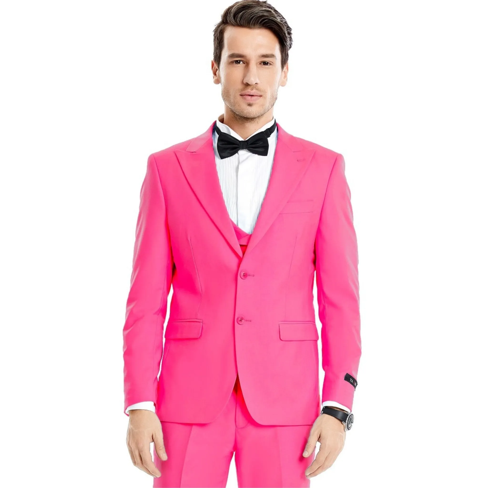 Electric Pink Full Suit for Men - The Ultimate Prom Statement