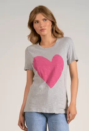 ELN Heart Tee-Grey