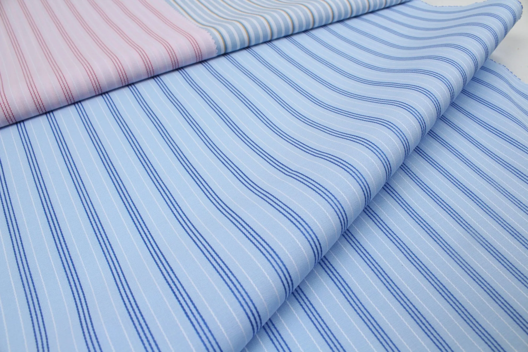 Fancy Organic Cotton Stripes Poplin - 6 Variants Available