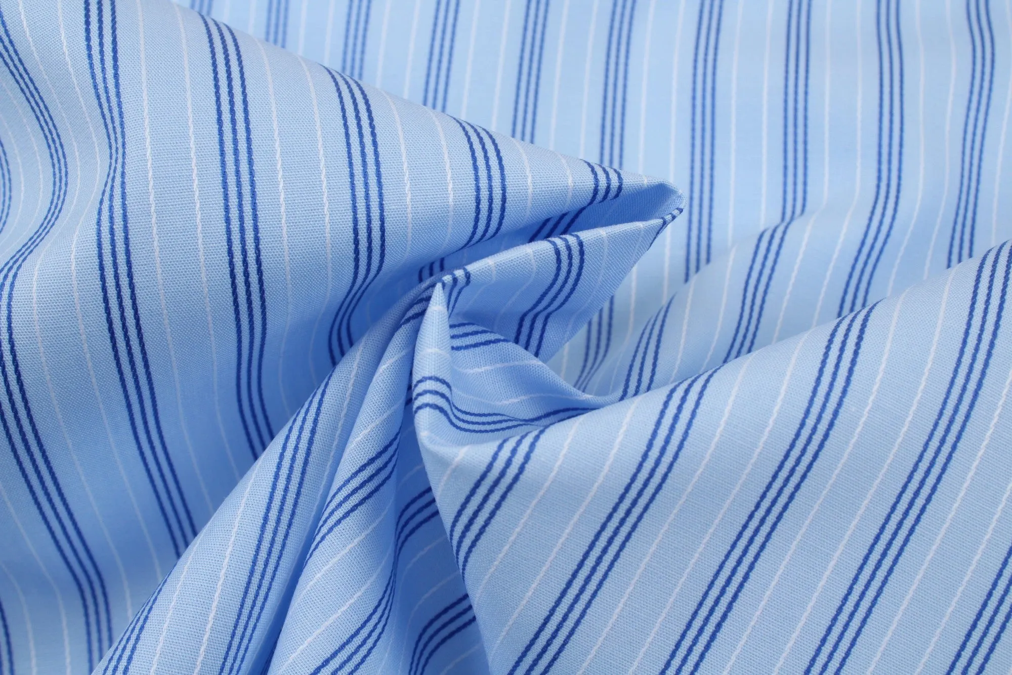 Fancy Organic Cotton Stripes Poplin - 6 Variants Available