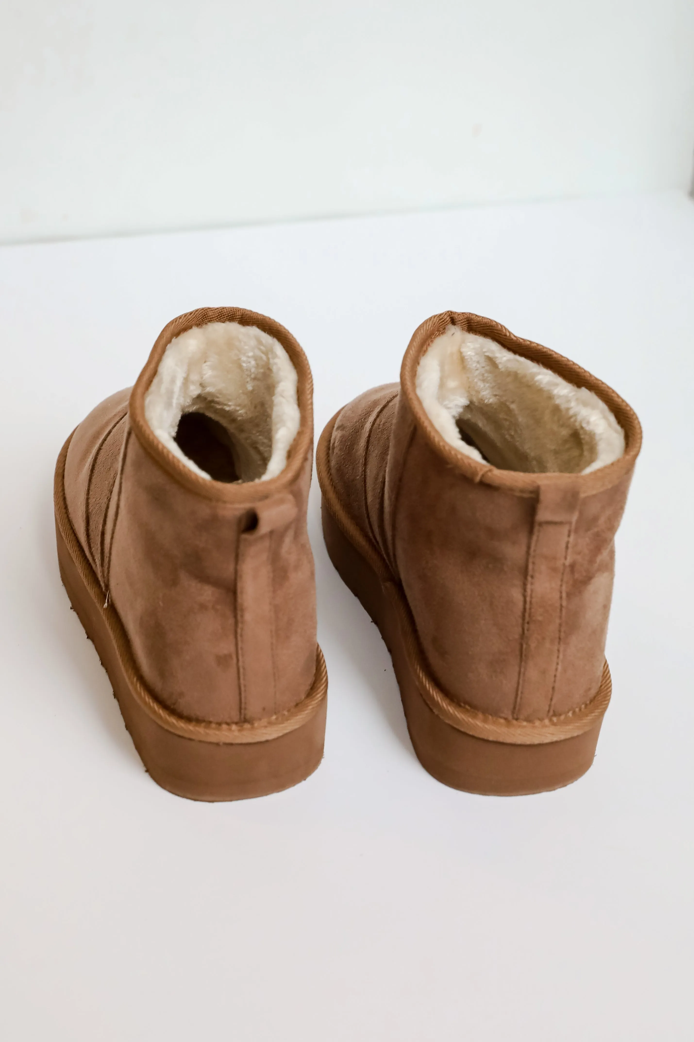 FINAL SALE - Mountain Weekend Mini Platform Booties - DOORBUSTER