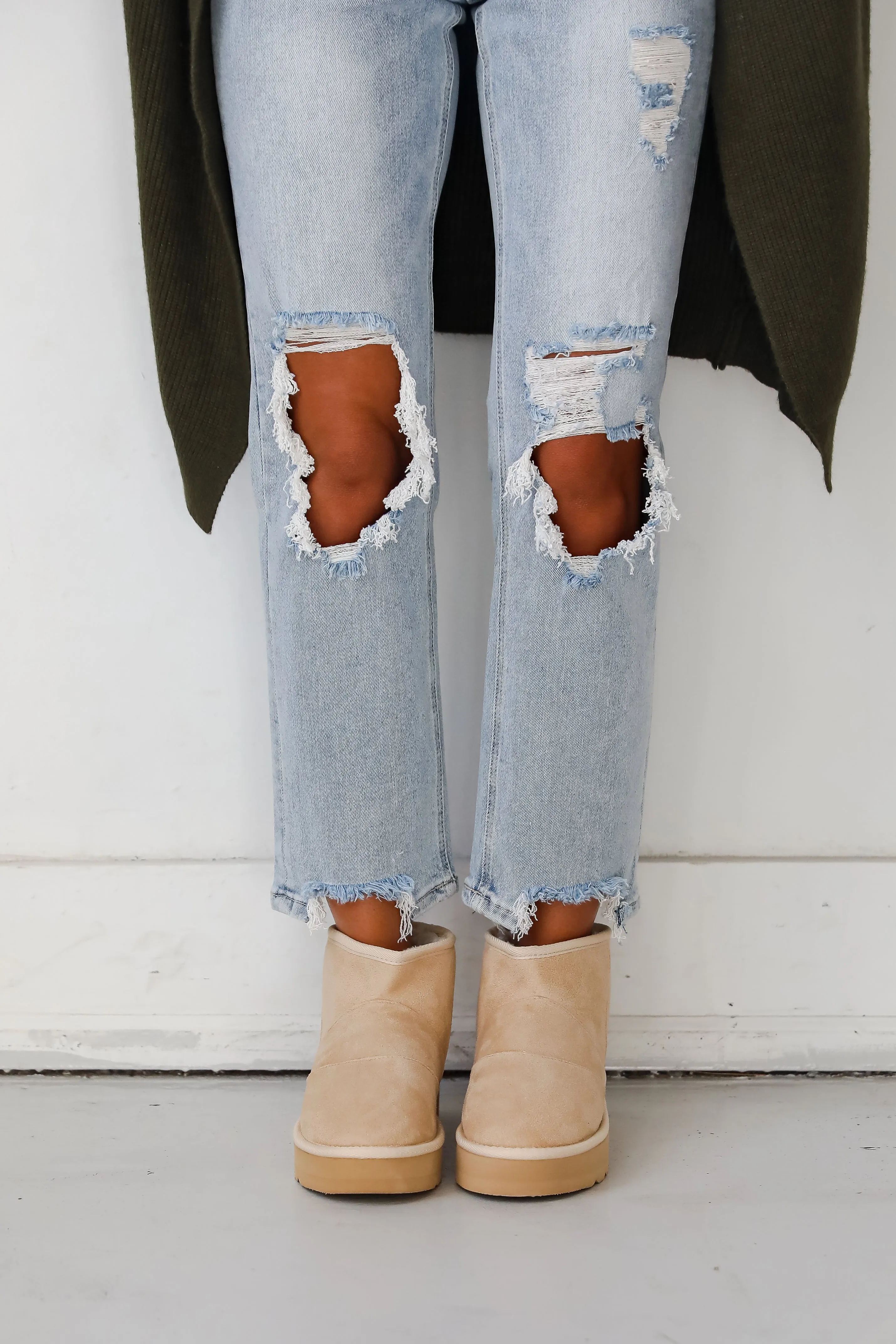 FINAL SALE - Mountain Weekend Mini Platform Booties - DOORBUSTER