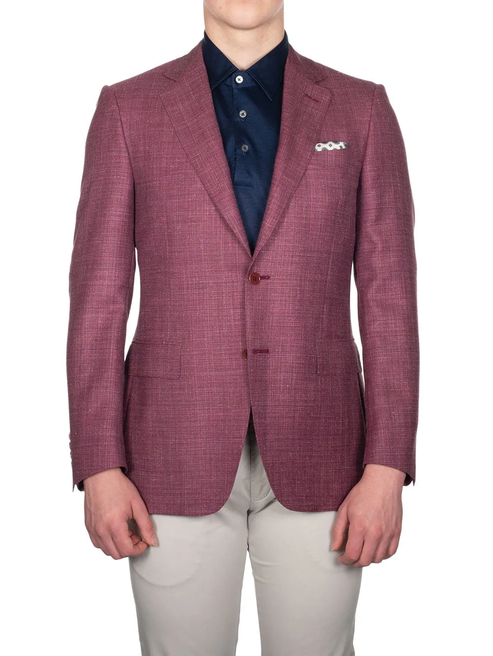 Fleck Sports Jacket Wine