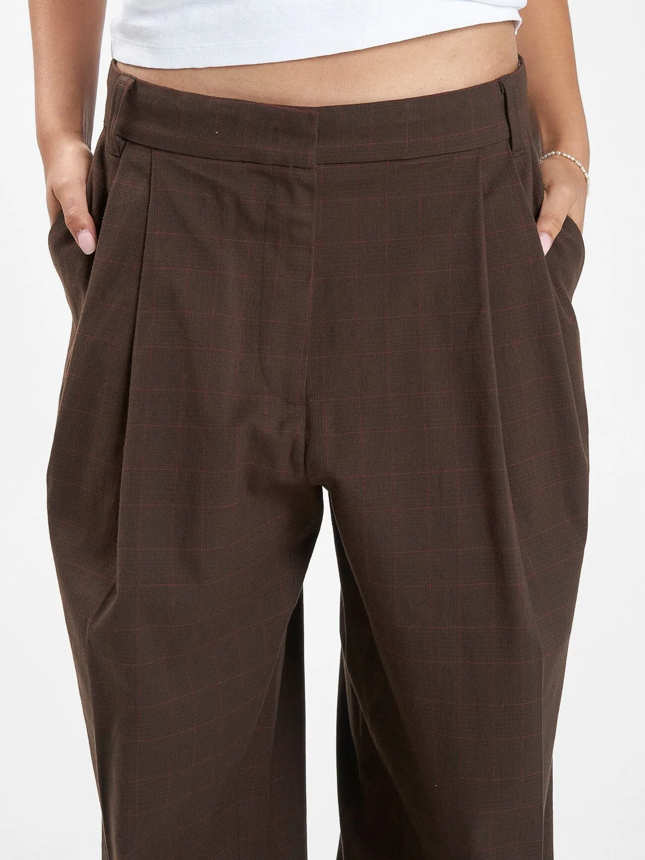 Giovanna Trouser - Burnt Chestnut