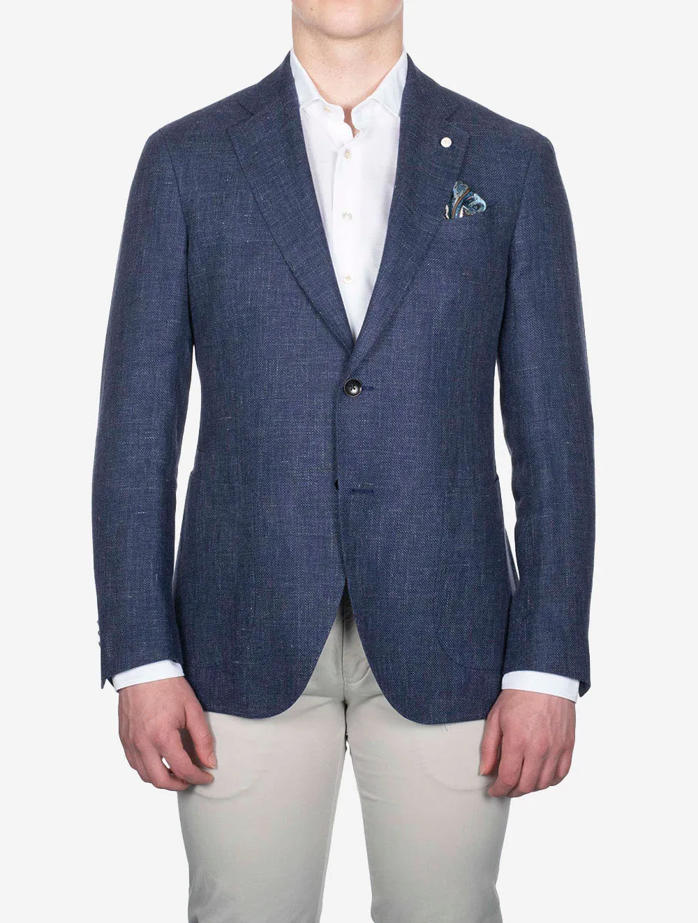 Half Lined Sports Jacket Blue