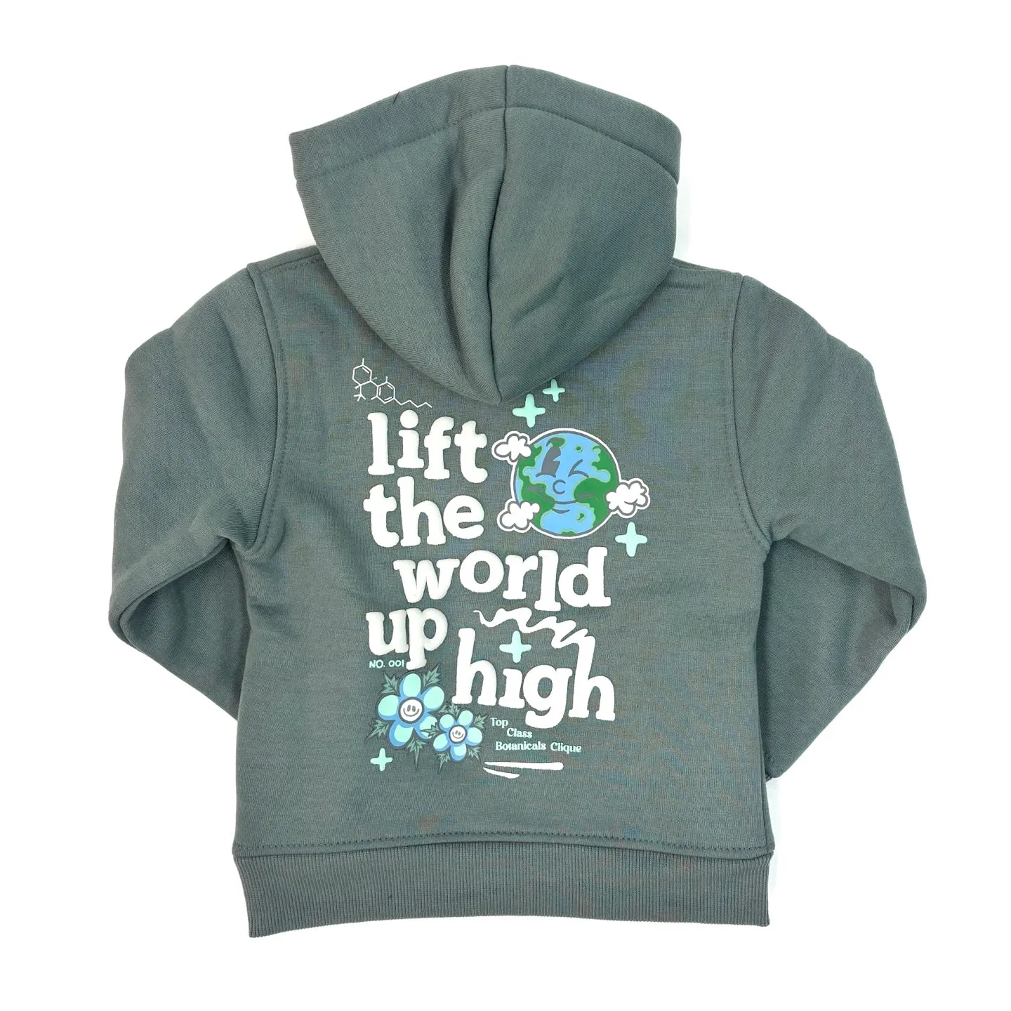 HIGHLY UNDRTD Lift The World Kid Graphic Hoodie