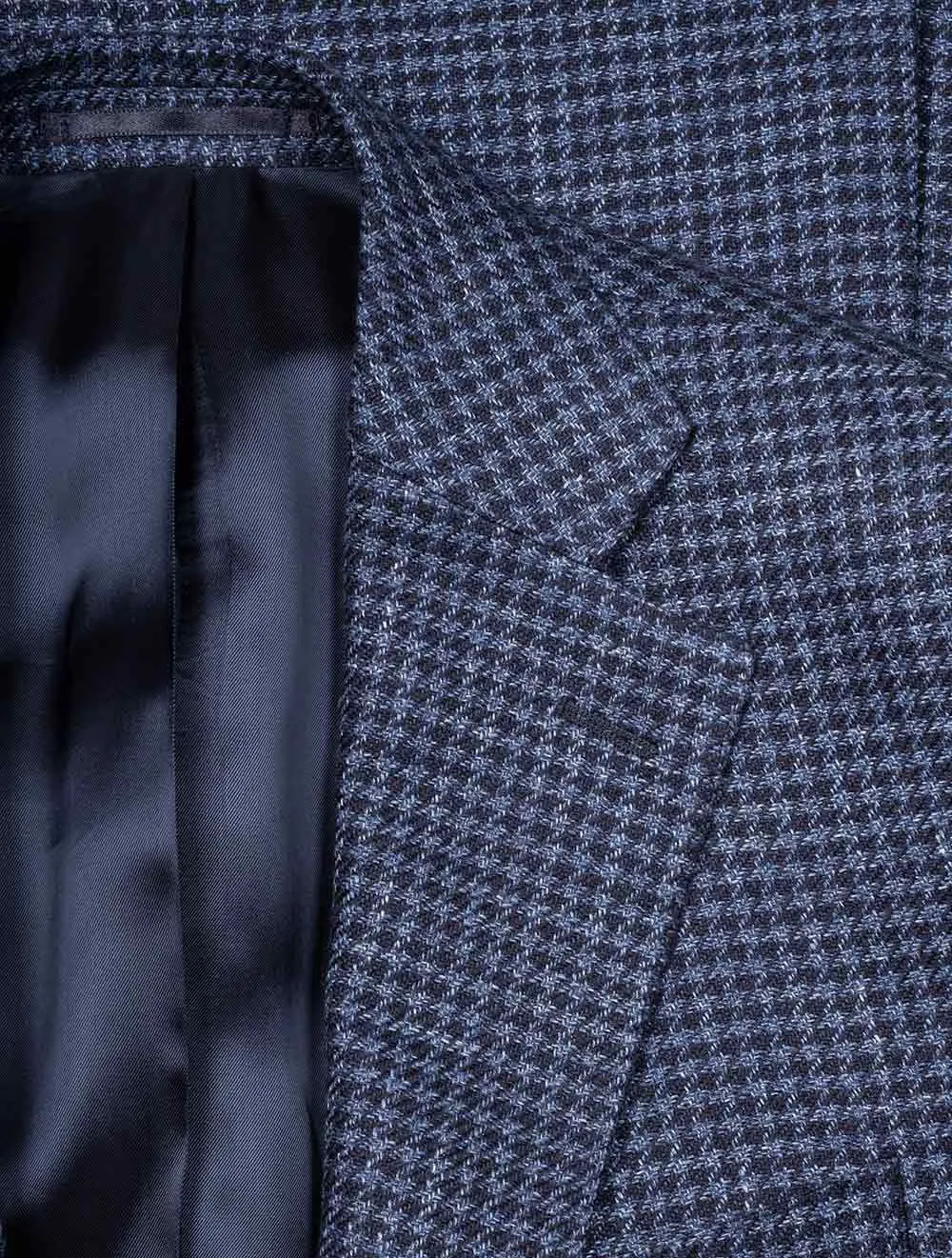 Houndstooth Jacket Navy