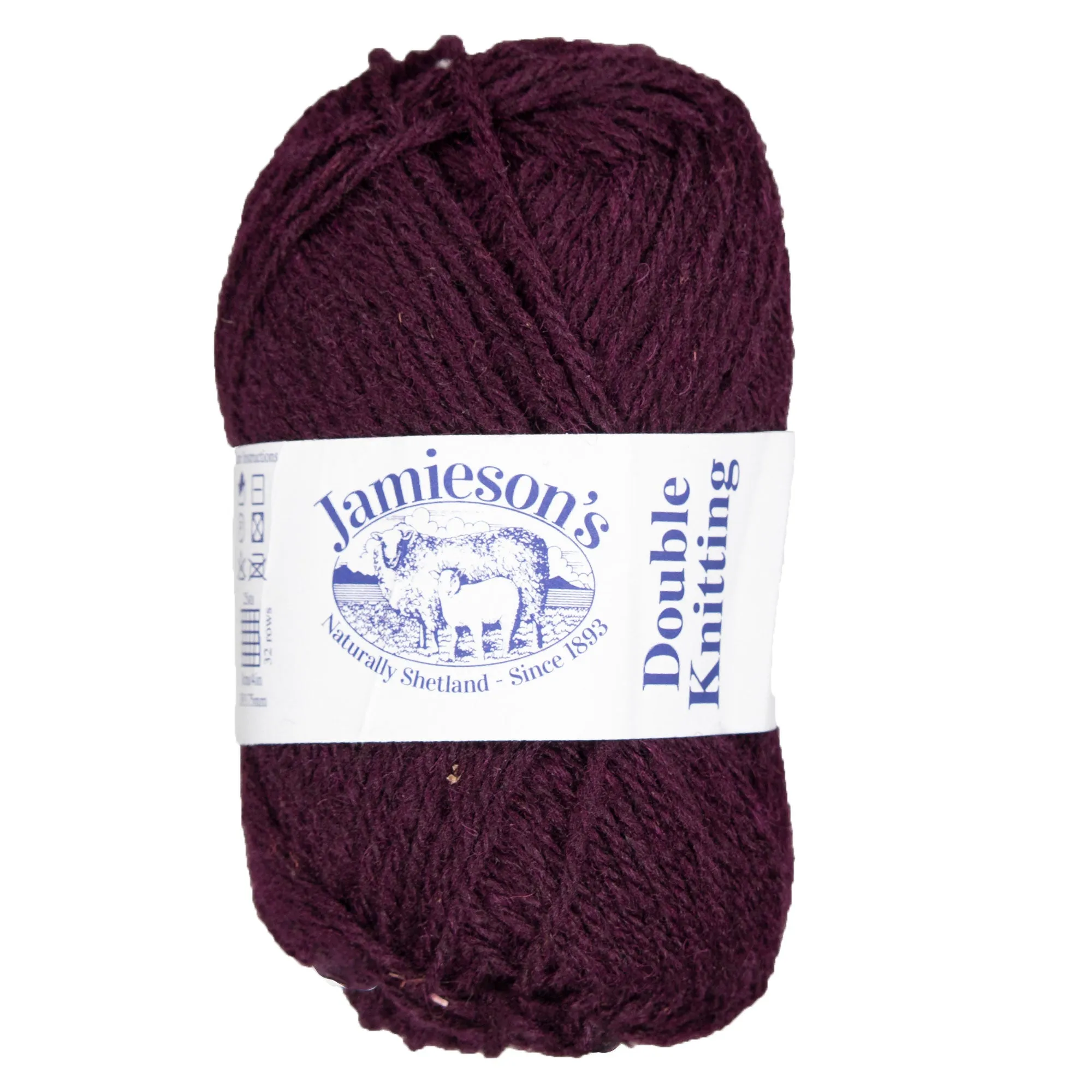 Jamieson's of Shetland Double Knitting Yarn - 293 Port Wine