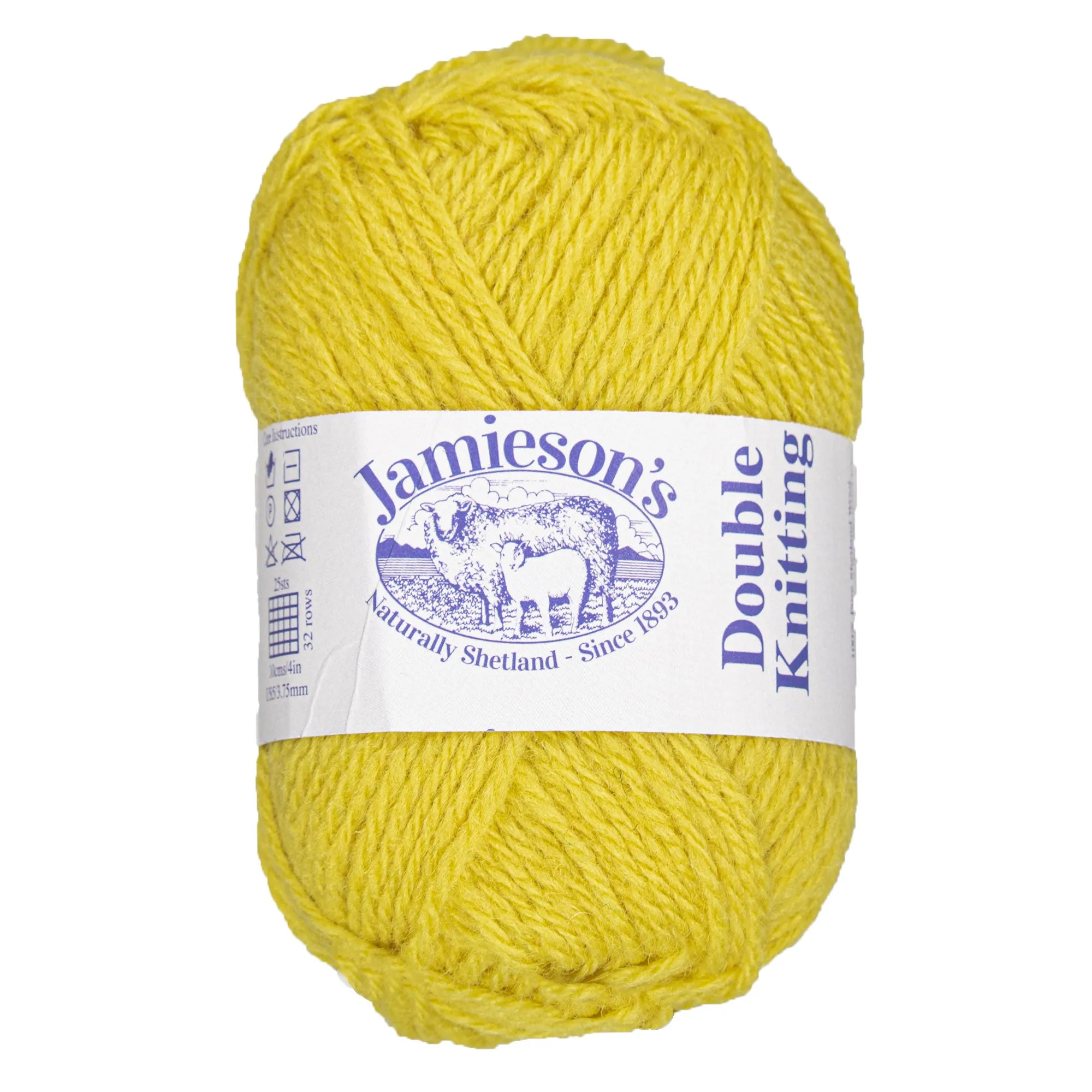 Jamieson's of Shetland Double Knitting Yarn - 390 Daffodil