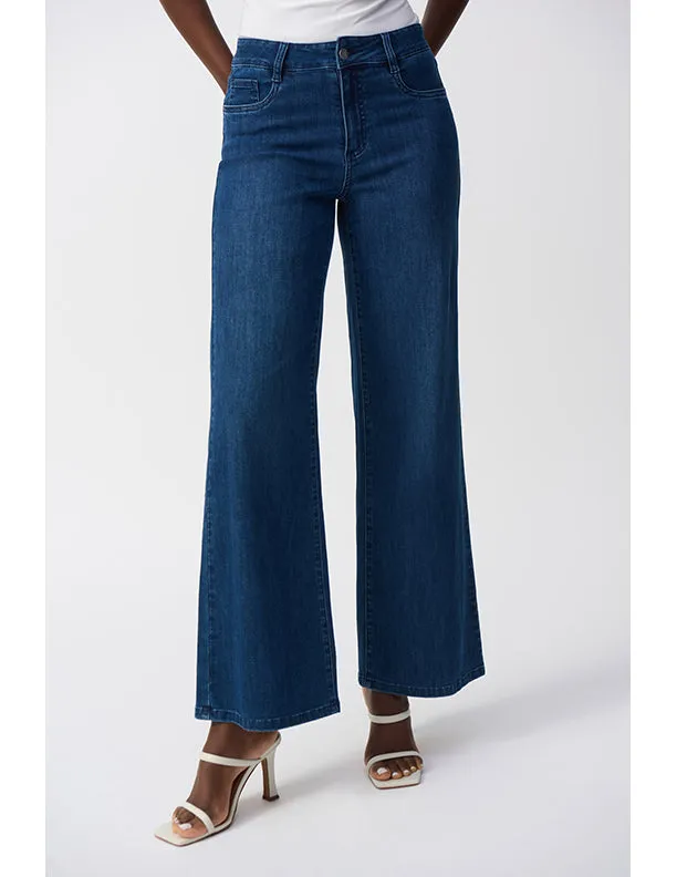 Joseph Ribkoff Goldie | Classic Wide-Leg Stretch Jeans