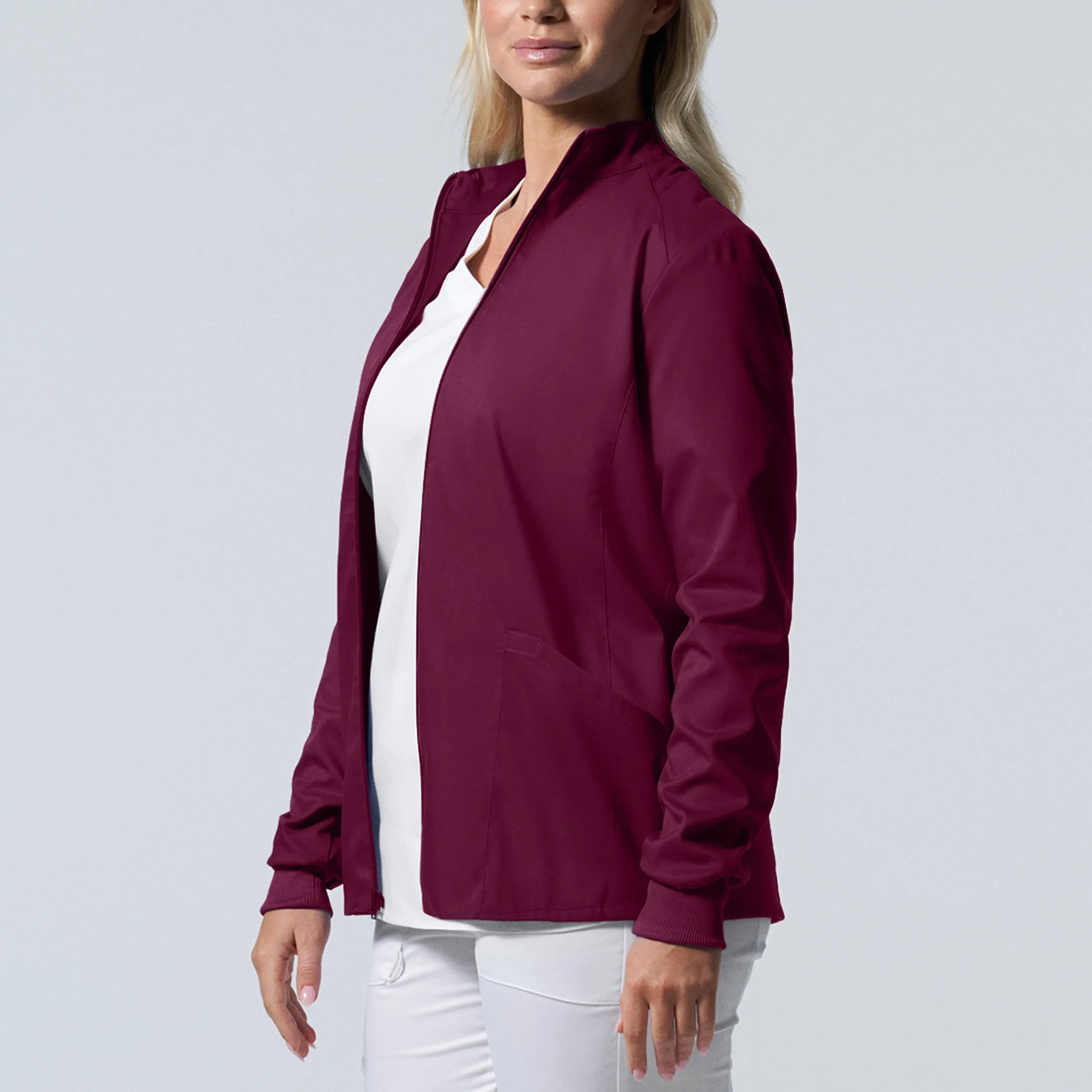 Landau ProFlex Womens 3-Pocket Scrub Jacket