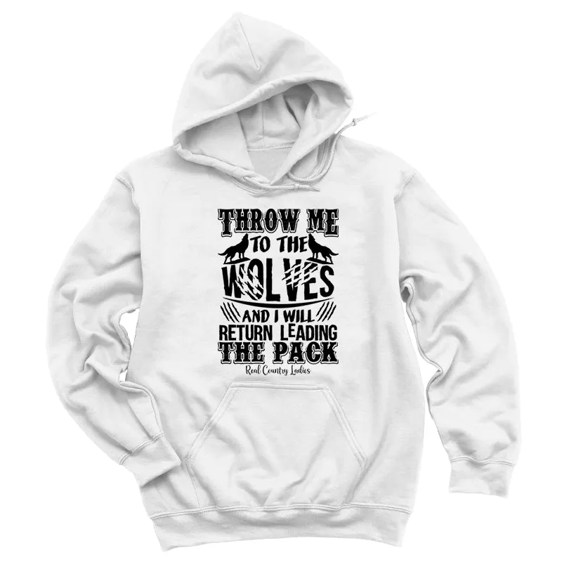 Leading The Pack Black Print Hoodies & Long Sleeves