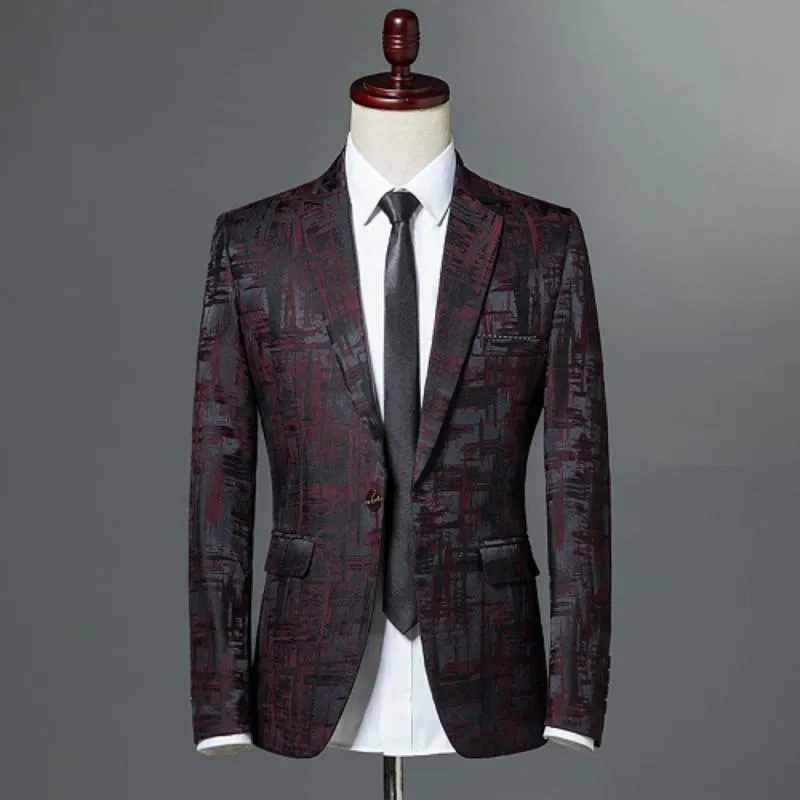 Men's Autumn Casual Single Breasted Blazer