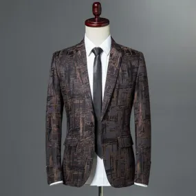 Men's Autumn Casual Single Breasted Blazer