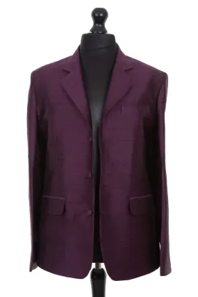 Mens Blazer in Aubergine