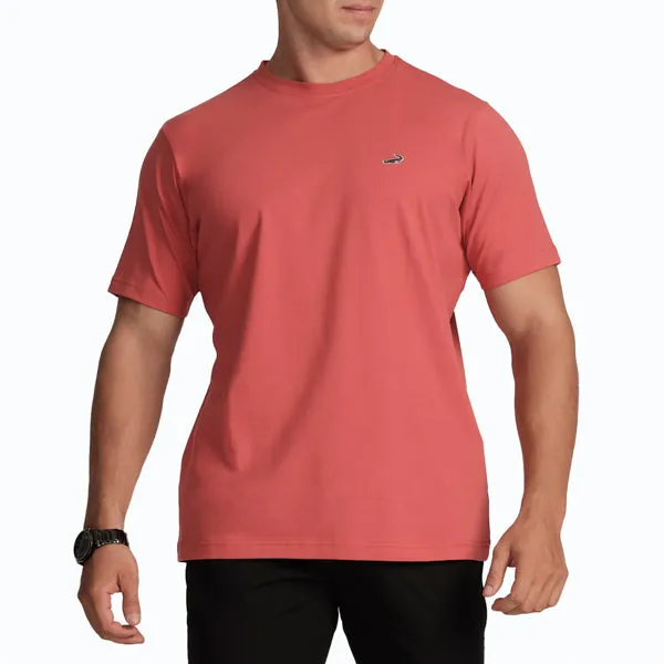 Men's Classic Fit Verve Tee-Red Clay