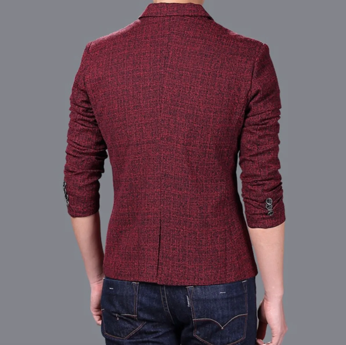 Men's Cotton & Wool Casual Blazer