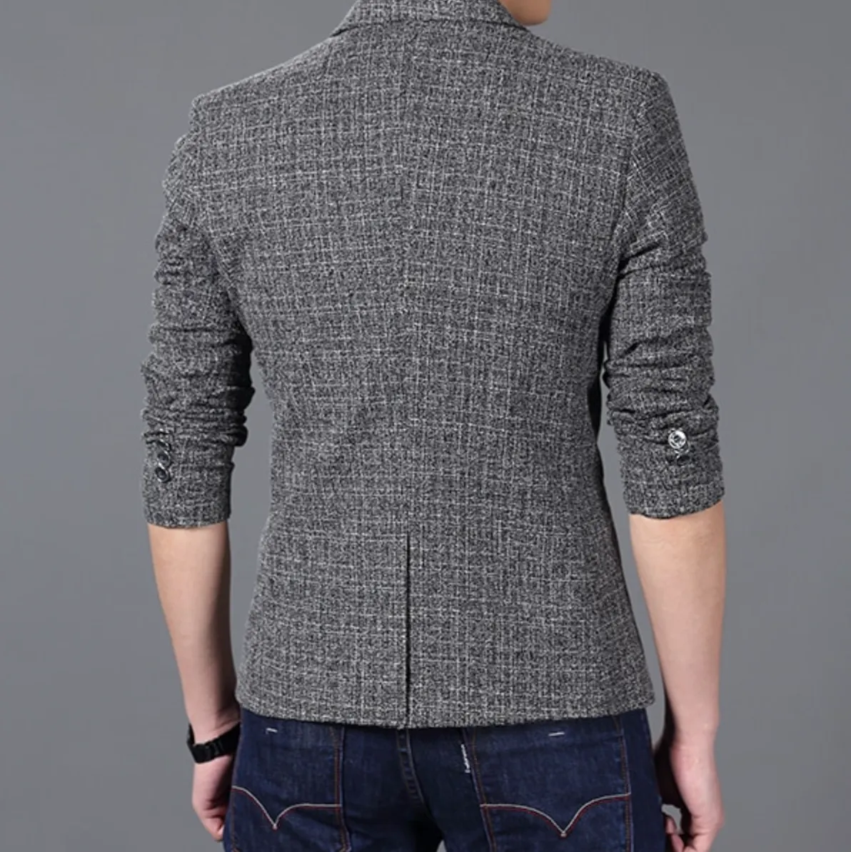 Men's Cotton & Wool Casual Blazer