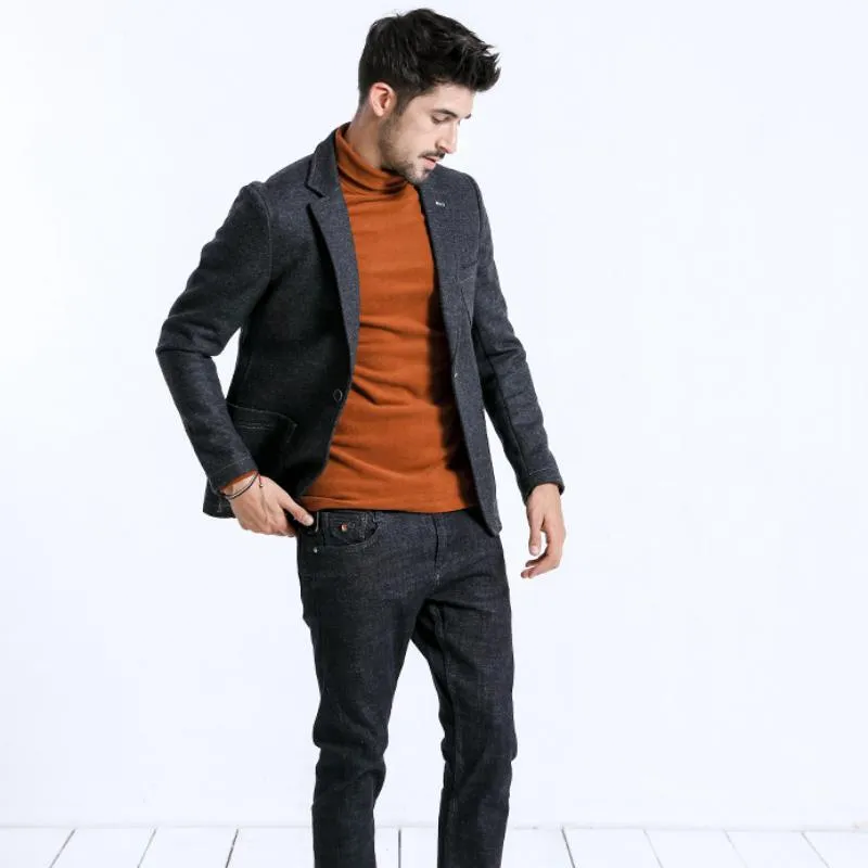 Men's Winter Casual Wool Blazer