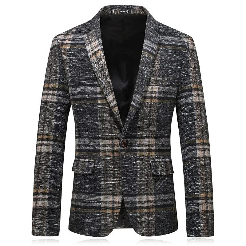 Men's Winter Slim Fit Thick Blazer