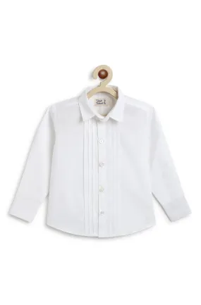 Pre-Order: Boy Holiday Cheer White Shirt - White