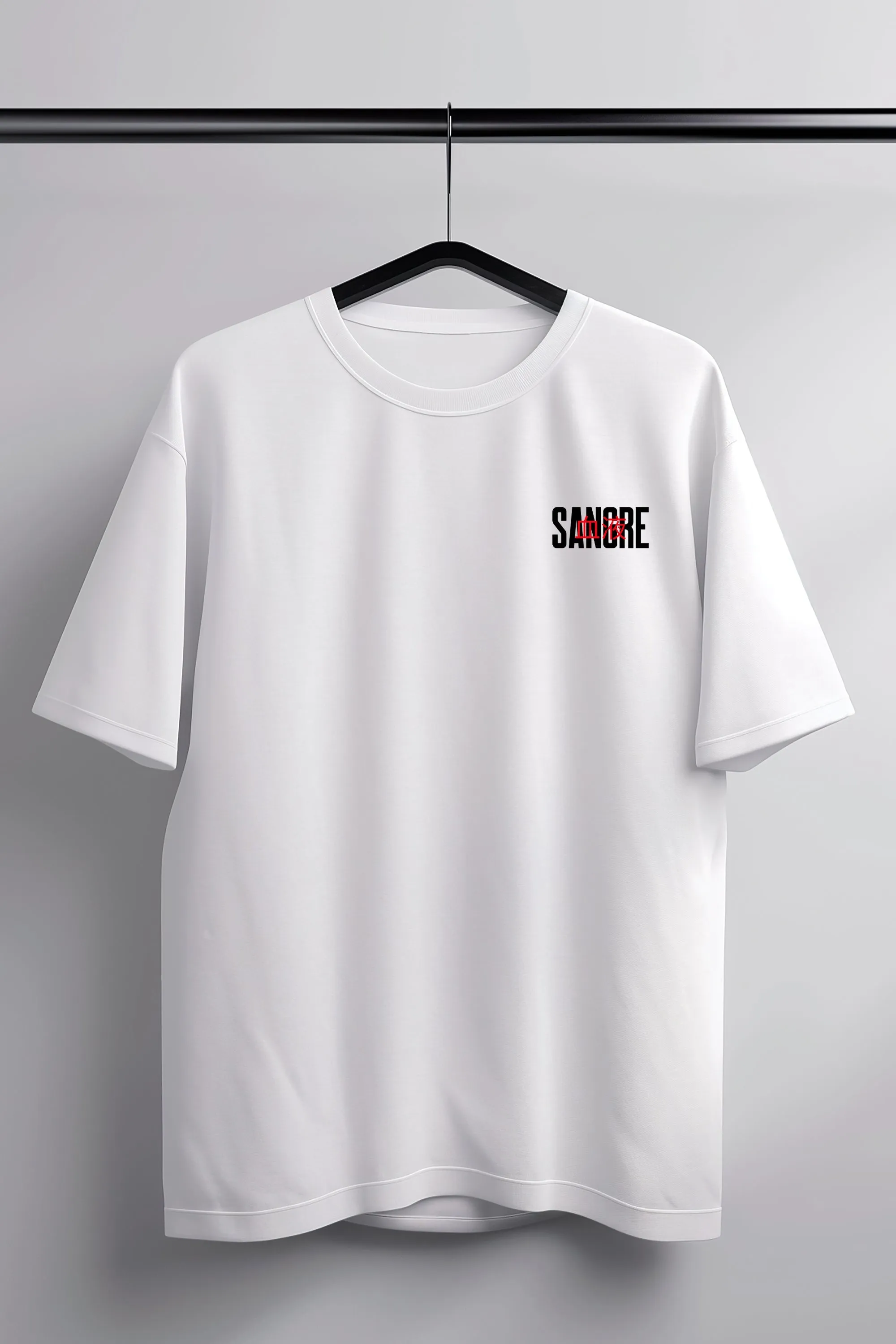 Sangre White Oversized Tee