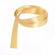 Satin Ribbon - Light Gold