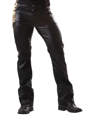 Secret Sale Leatherette Classic Cut Jeans