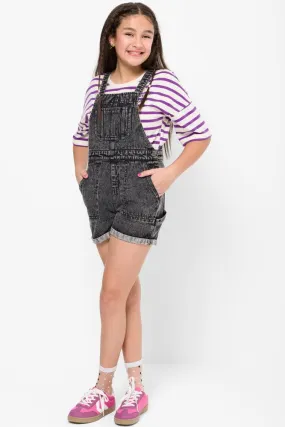 Short Dungaree Black