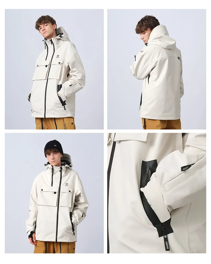 Ski Wear Waterproof Thickened Unisex Ski Jacket