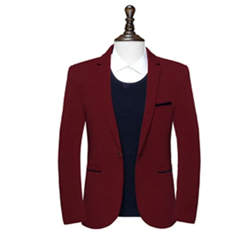 Slim Fit Casual Blazer Suit For Men