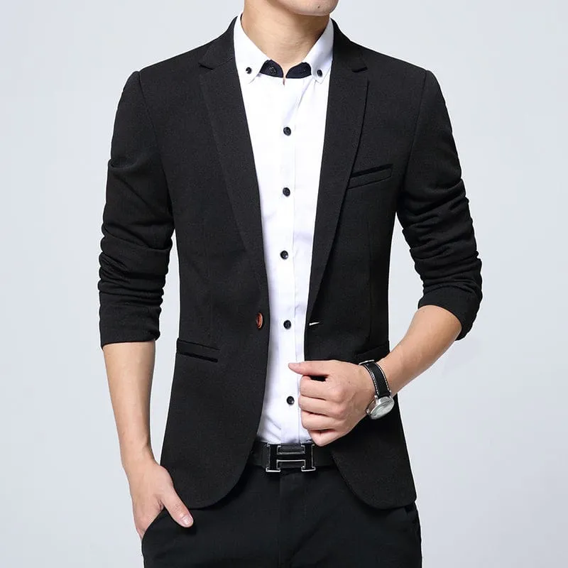 Slim Fit Casual Blazer Suit For Men