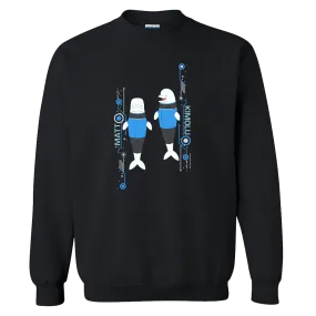 Star Trek: Lower Decks Matt & Kimolu Fleece Crewneck Sweatshirt