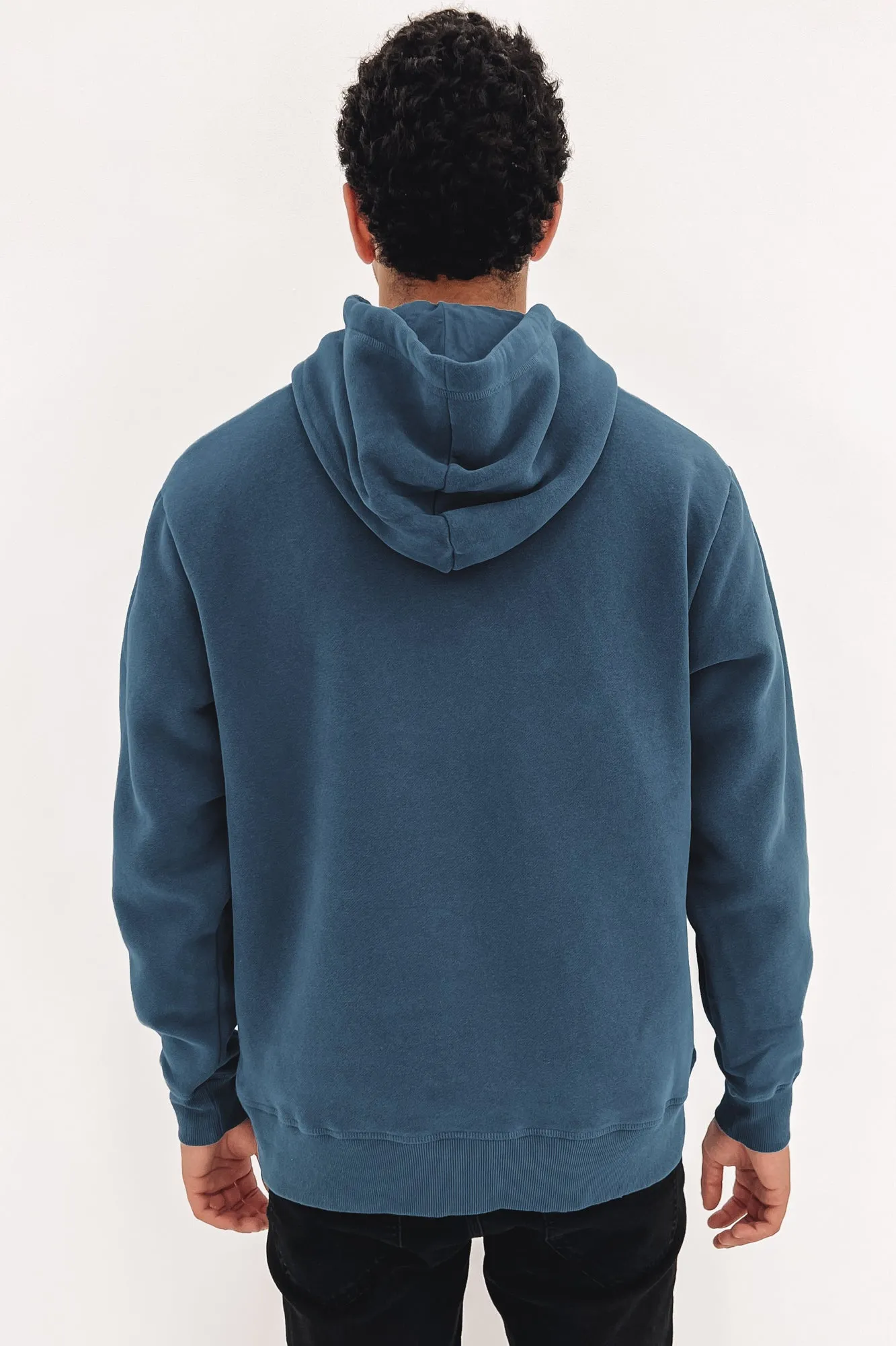 Strand Fleece Hood Storm Blue